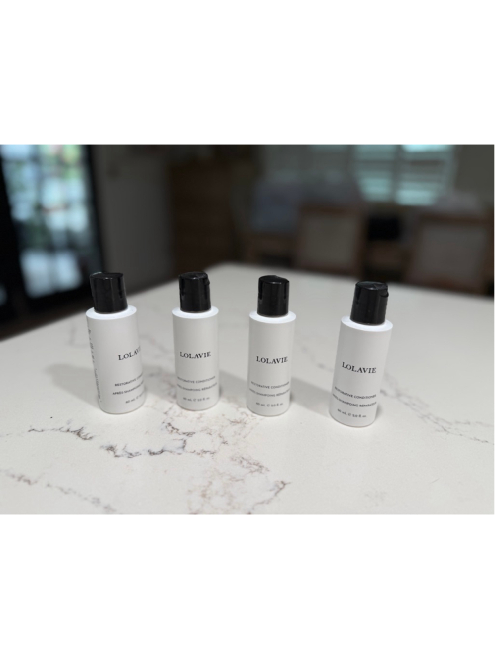 NEW Lot of 4 LolaVie Restorative Conditioner Coconut Açaí Peptides Zinc 4 oz $60